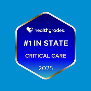 Healthgrades 2025 1 in State Critical Care